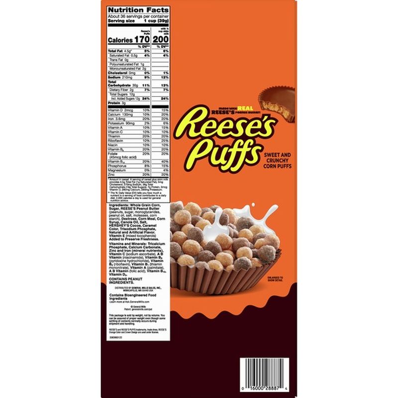 Reeses Puffs Corn Puffs, Sweet & Crunchy (2 each) from Costco Instacart
