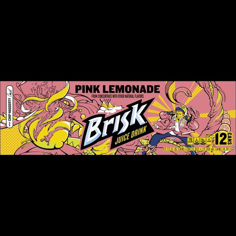 brisk juice drink pink lemonade