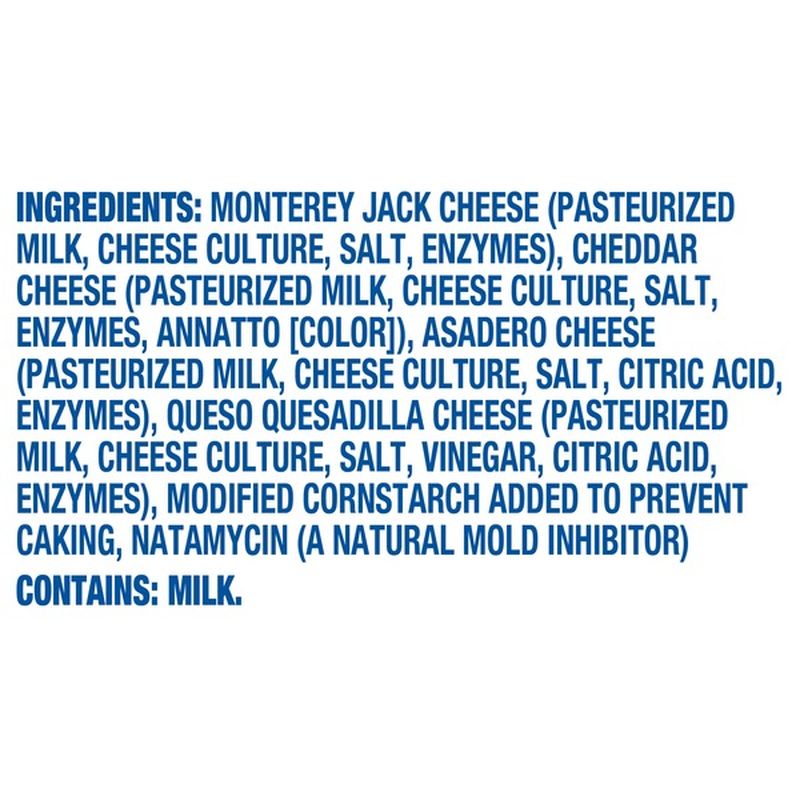 Kraft Finely Shredded Mexican Style Four Cheese