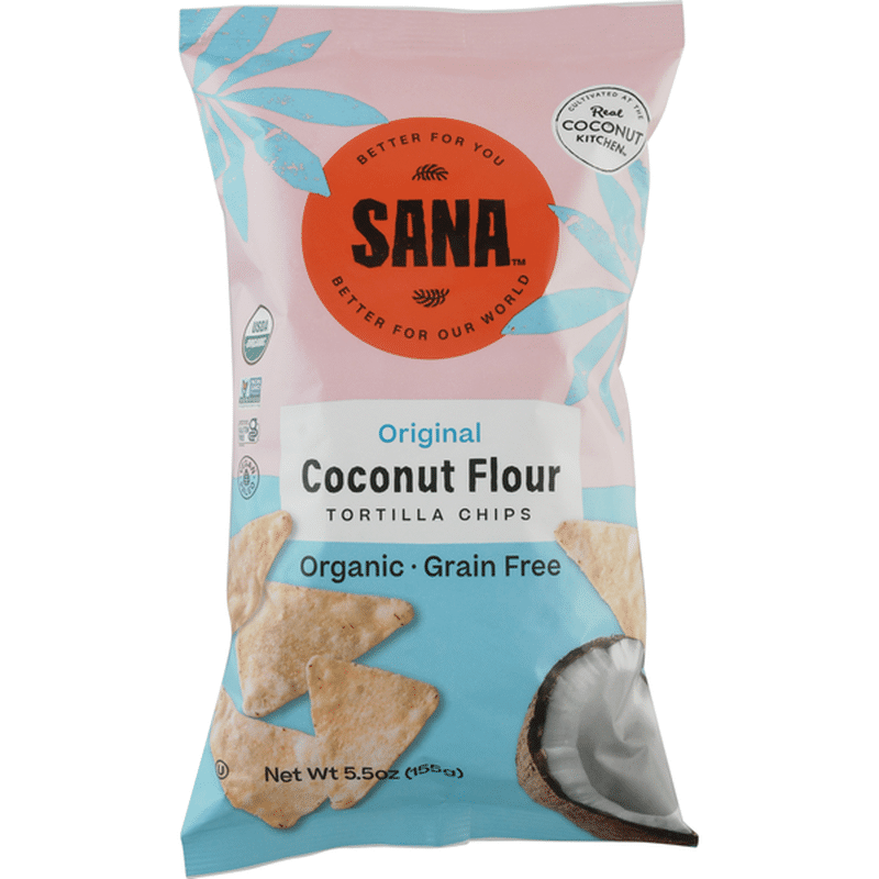 Sana Foods Tortilla Chips, Grain Free, Original (5.5 oz) Delivery or Pickup Near Me Instacart