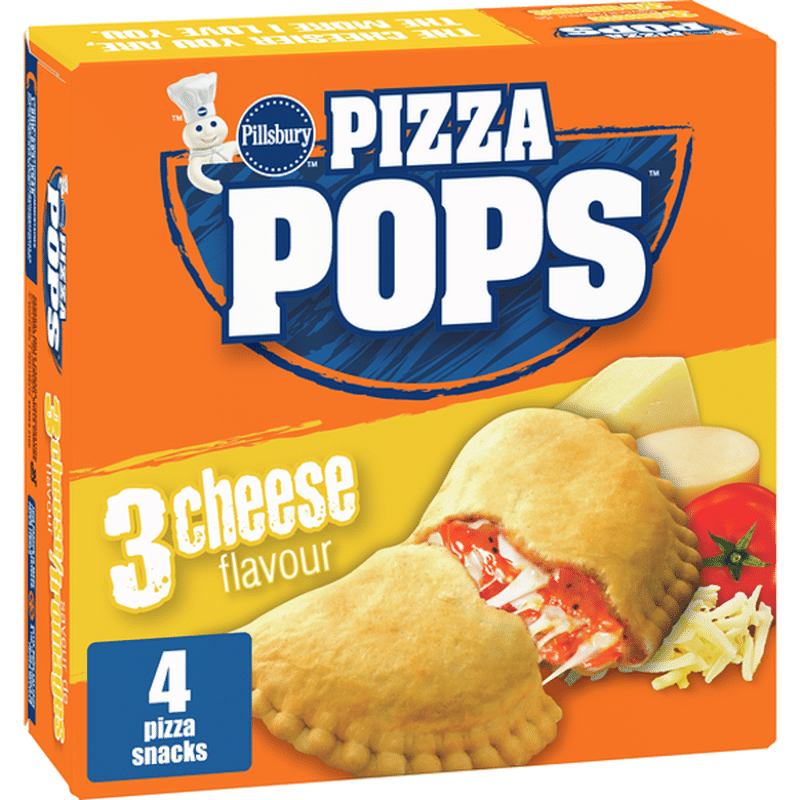 Pizza Pops Three Cheese Pizza Snacks
