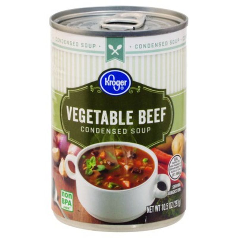 Kroger Condensed Soup, Vegetable Beef (10.5 oz) Instacart