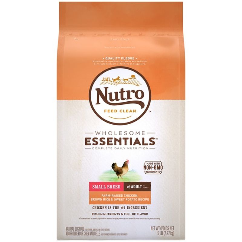 Nutro Feed Clean Wholesome Essentials Farm-Raised Chicken, Brown Rice ...