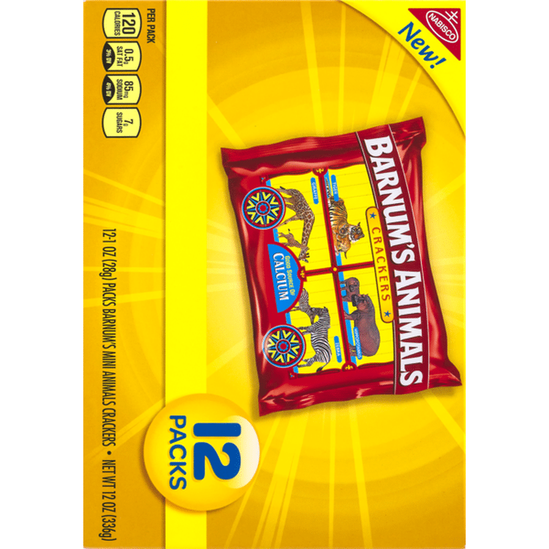 Nabisco Barnum's Animals Crackers (1 oz) Instacart