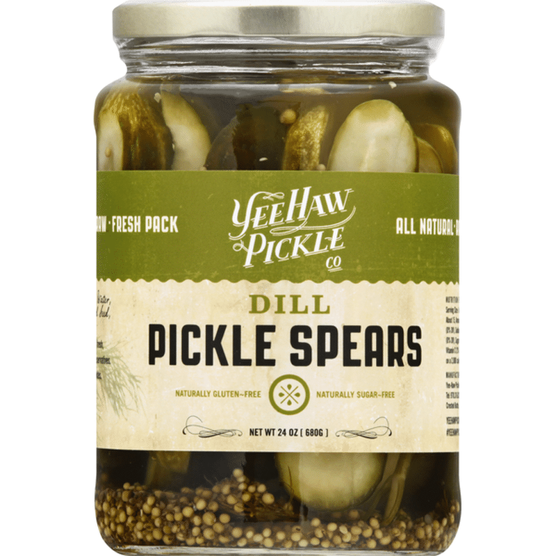 YeeHaw Pickle Co. Pickle Spears, Dill (24 oz) Instacart