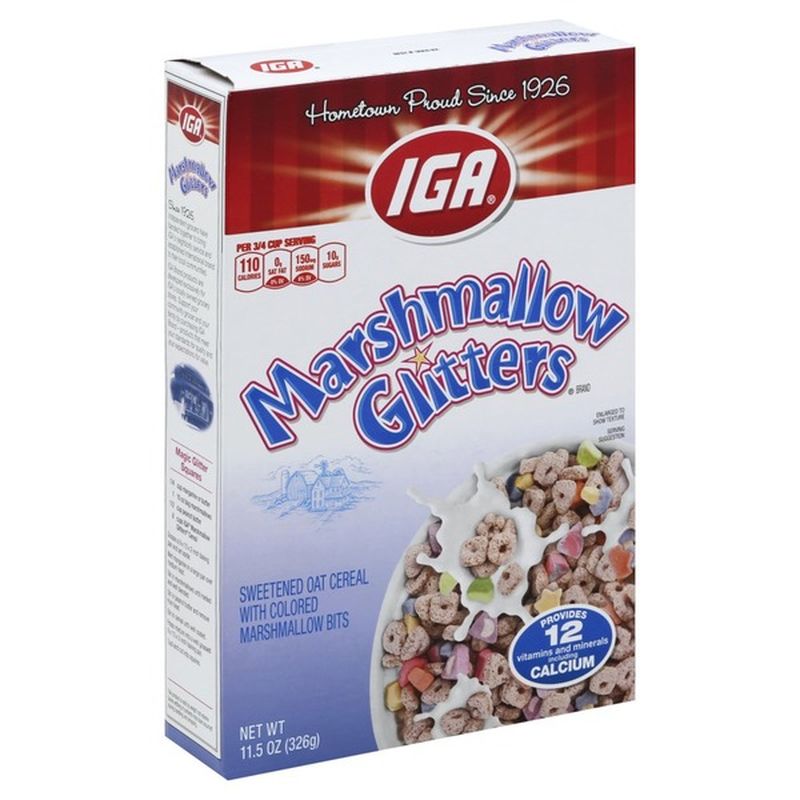 IGA Cereal, Marshmallow Glitters (11.5 oz) Instacart