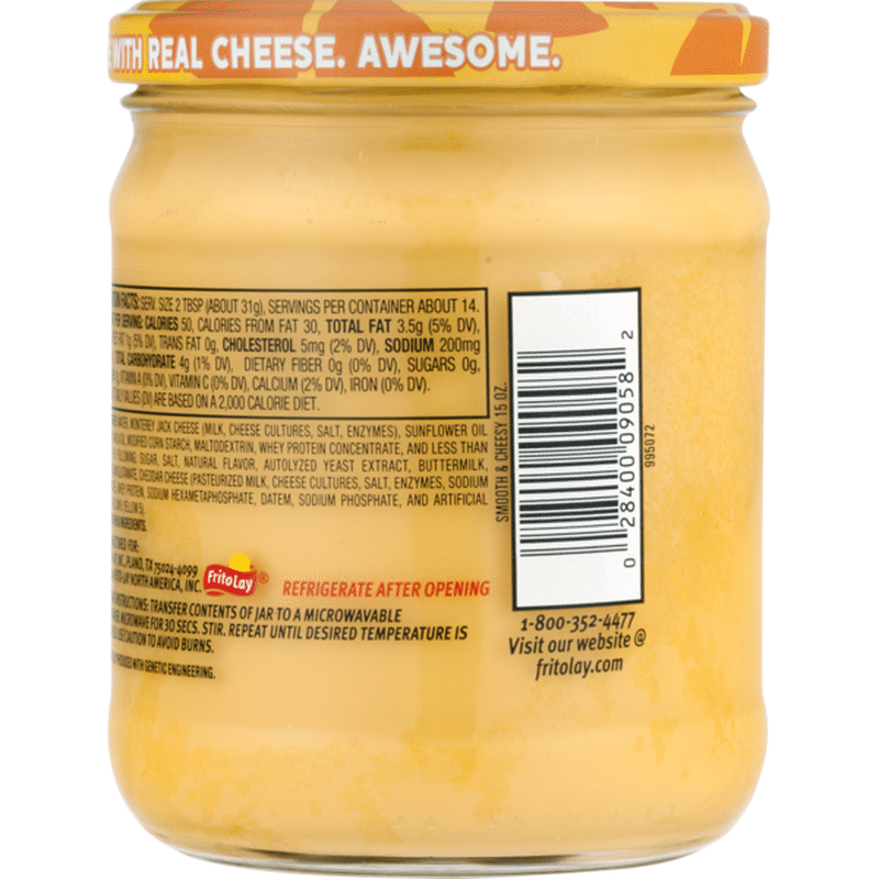 Tostitos Smooth Cheddar Dipshelf stable (15 oz) from Lucky