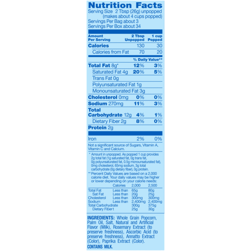 Pop Secret Popcorn Premium Butter Family Size 12 Pack 38 4 Oz Instacart