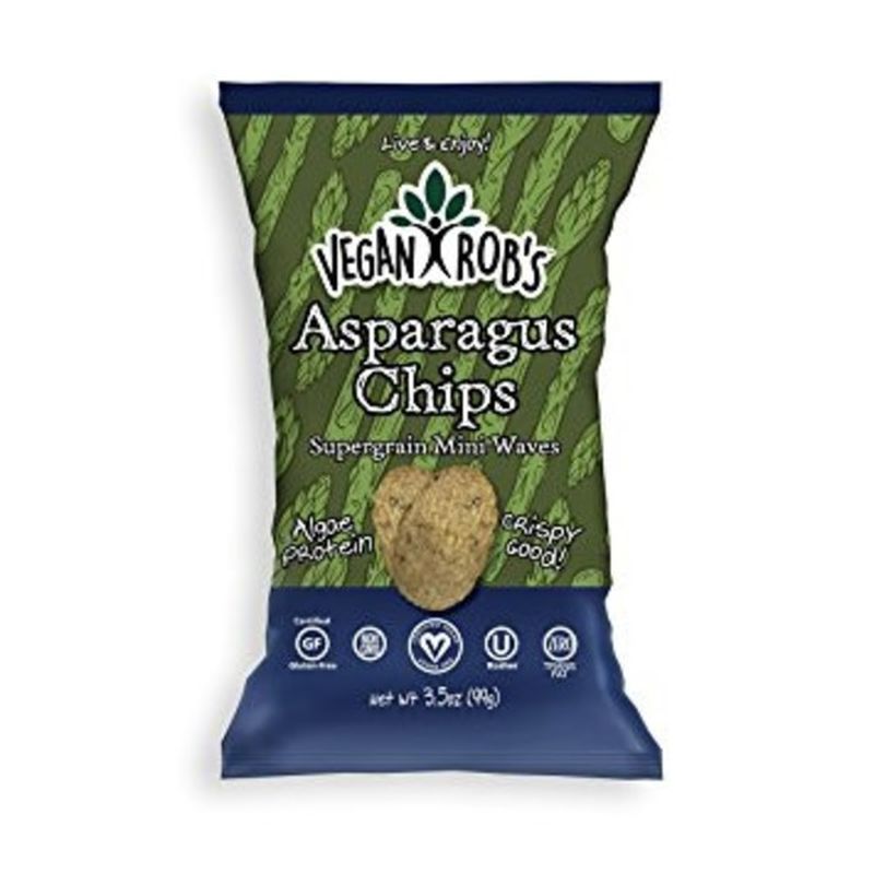 Vegan Rob's Gluten Free Asparagus Rice Chips