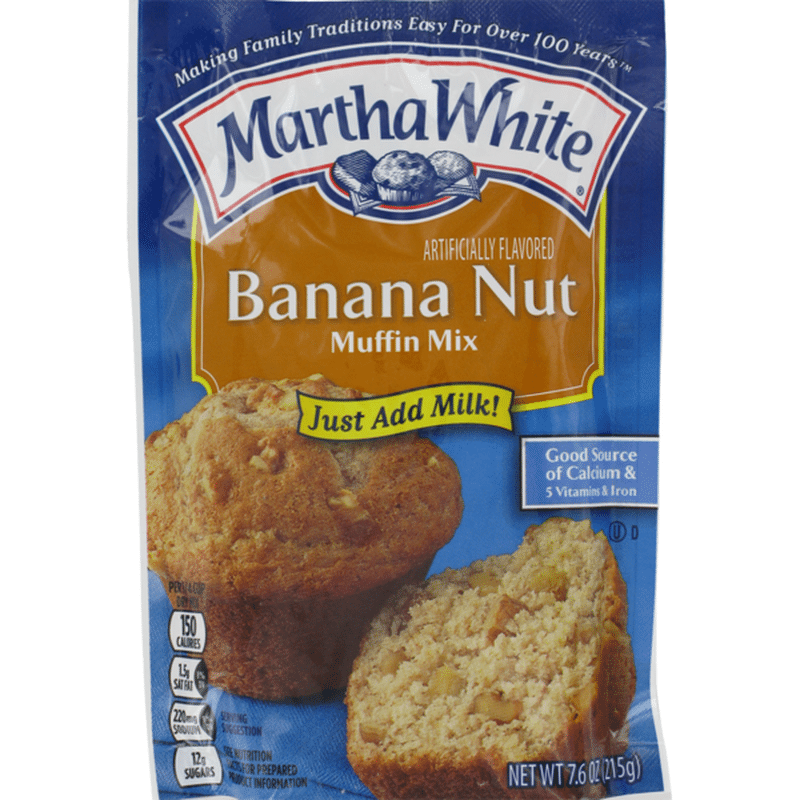 Martha White Banana Nut Muffin Mix (7.6 oz) from FoodsCo - Instacart