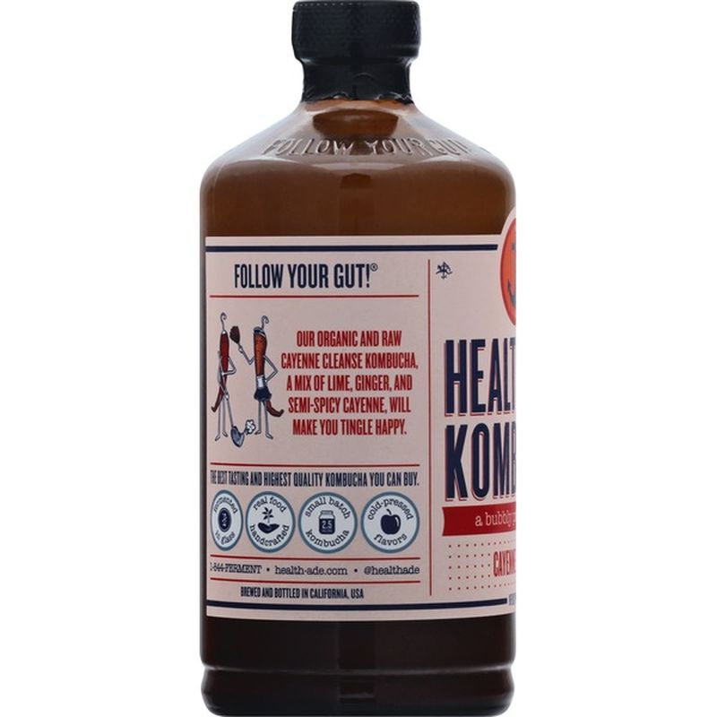 Health Ade Kombucha, Cayenne Cleanse (16 oz) from Fresh Thyme Market Instacart