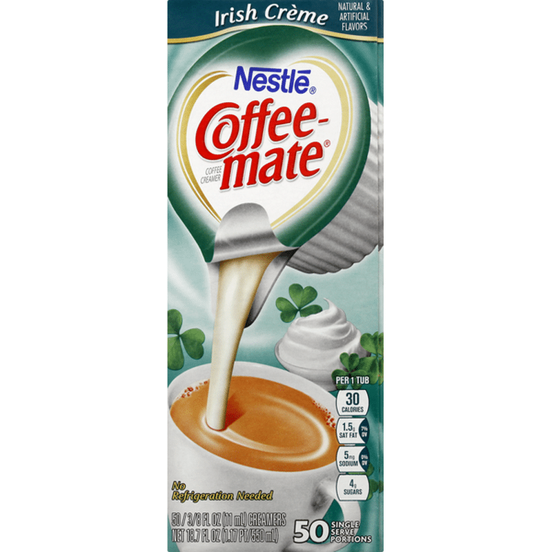 Nestlé Coffee Mate Coffee Creamer, Irish Creme (50 ct) Instacart