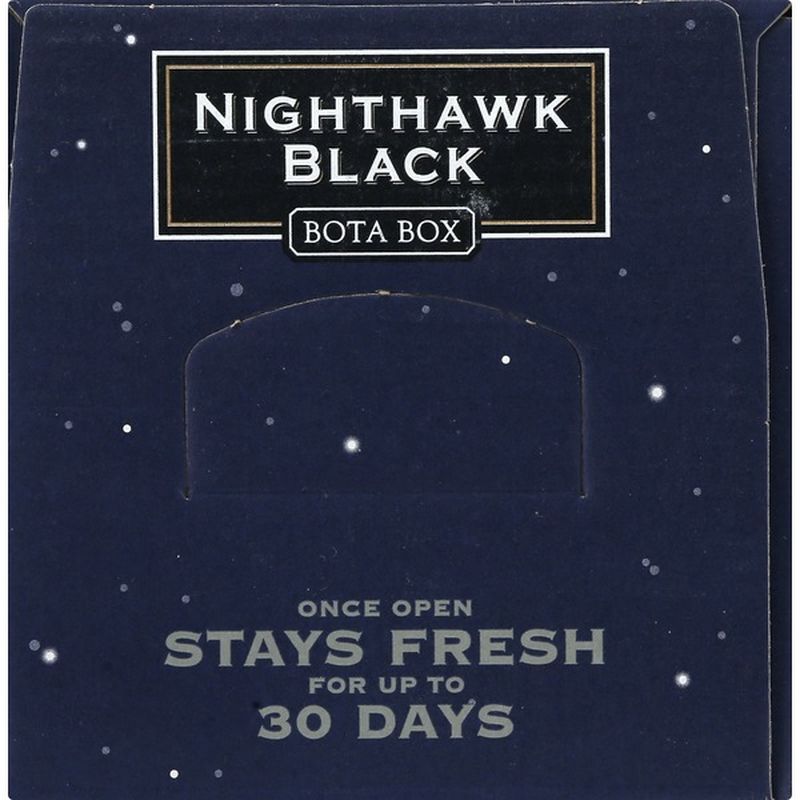 Bota Box Red Wine Blend, Nighthawk Black, California, 2018 (3 L) from