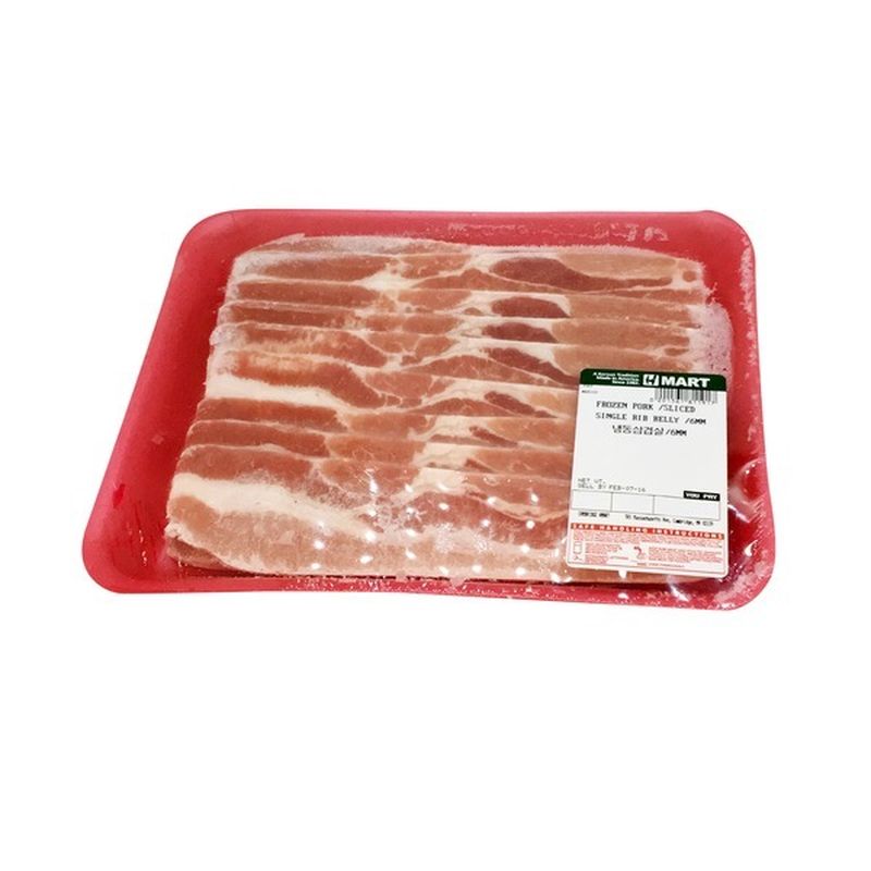Frozen Thin Pork Single Belly (per lb) Instacart