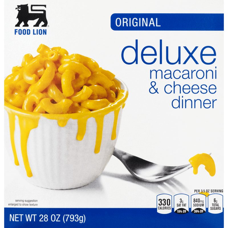 Food Lion Macaroni Cheese Dinner Deluxe Original 28 Oz Instacart