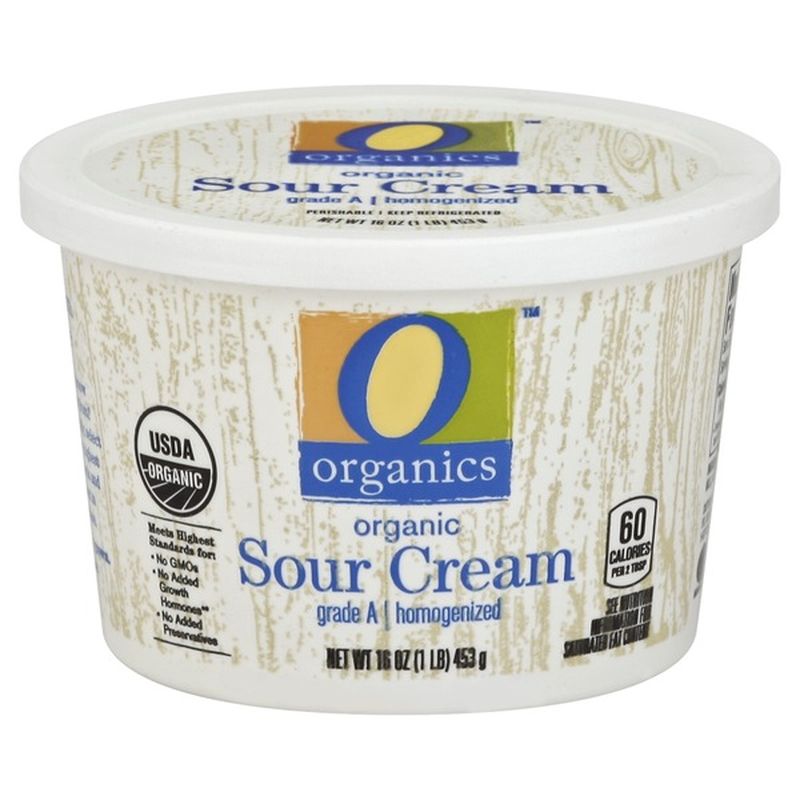O Organics Organic Sour Cream (16 oz) from JewelOsco Instacart