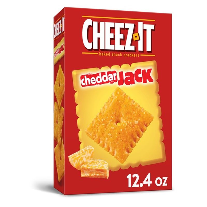 CheezIt Baked Snack Cheese Crackers Cheddar Jack (12.4 oz) Instacart
