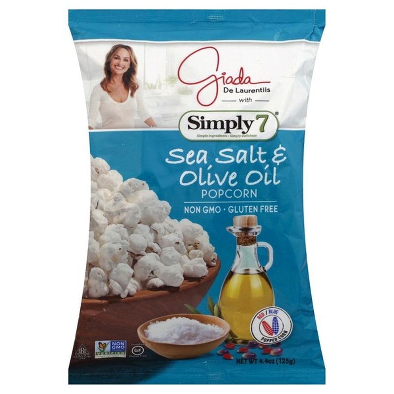 Simply 7 Popcorn, Sea Salt & Olive Oil (4.4 oz) Instacart