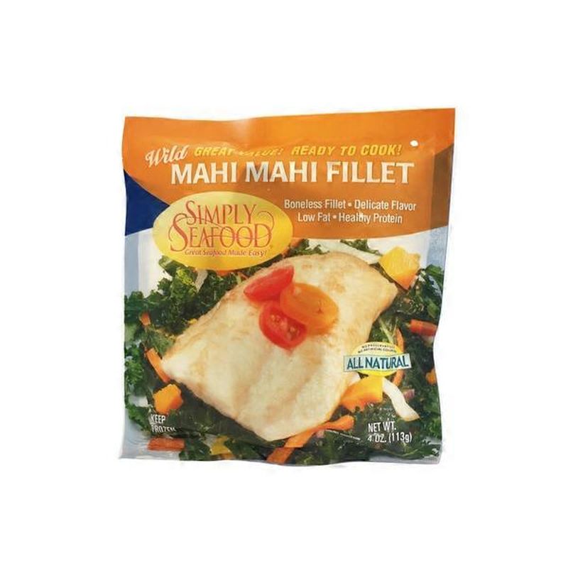 Simply Seafood Mahi Mahi Fillet (4 oz) Instacart