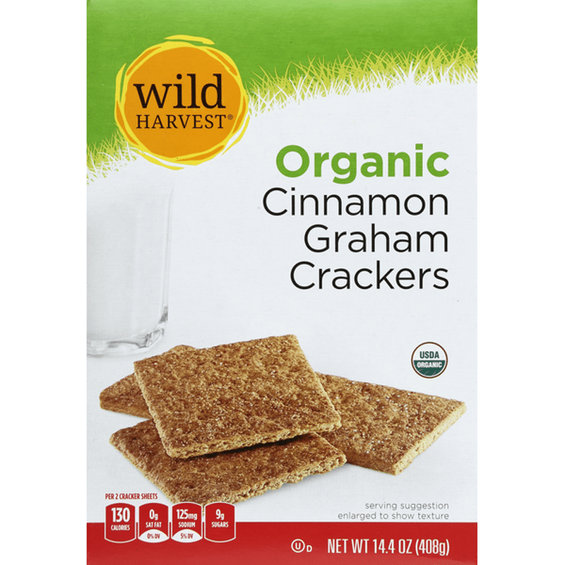 Wild Harvest Graham Crackers, Organic, Cinnamon (14.4 oz) Instacart