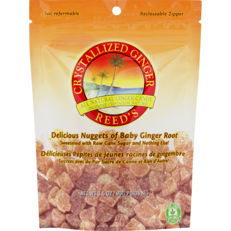 Reed's Inc. Crystallized Ginger Candy (3.5 oz) Instacart