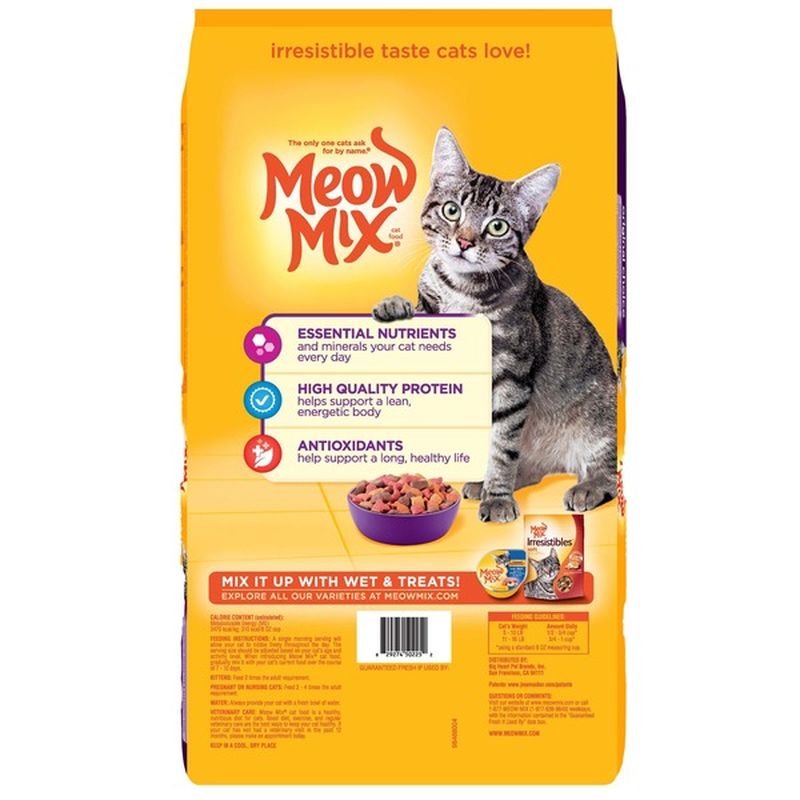 Meow Mix Cat Food (16 lb) from FoodsCo - Instacart