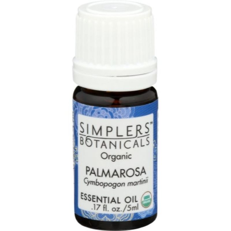 Simplers Botanicals Organic Palmarosa Essential Oil