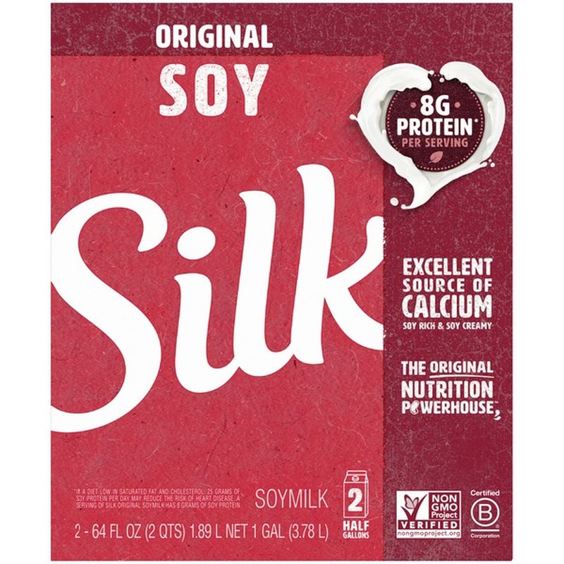 Silk Original Soymilk (64 fl oz) Instacart