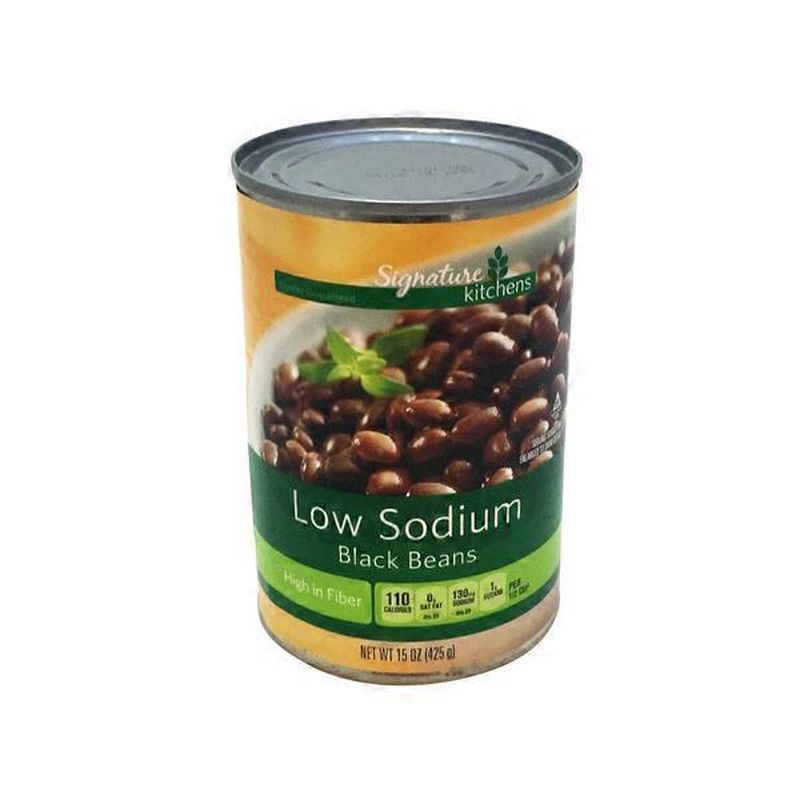 Signature Kitchens Low Sodium Black Beans (15 oz) from Safeway Instacart