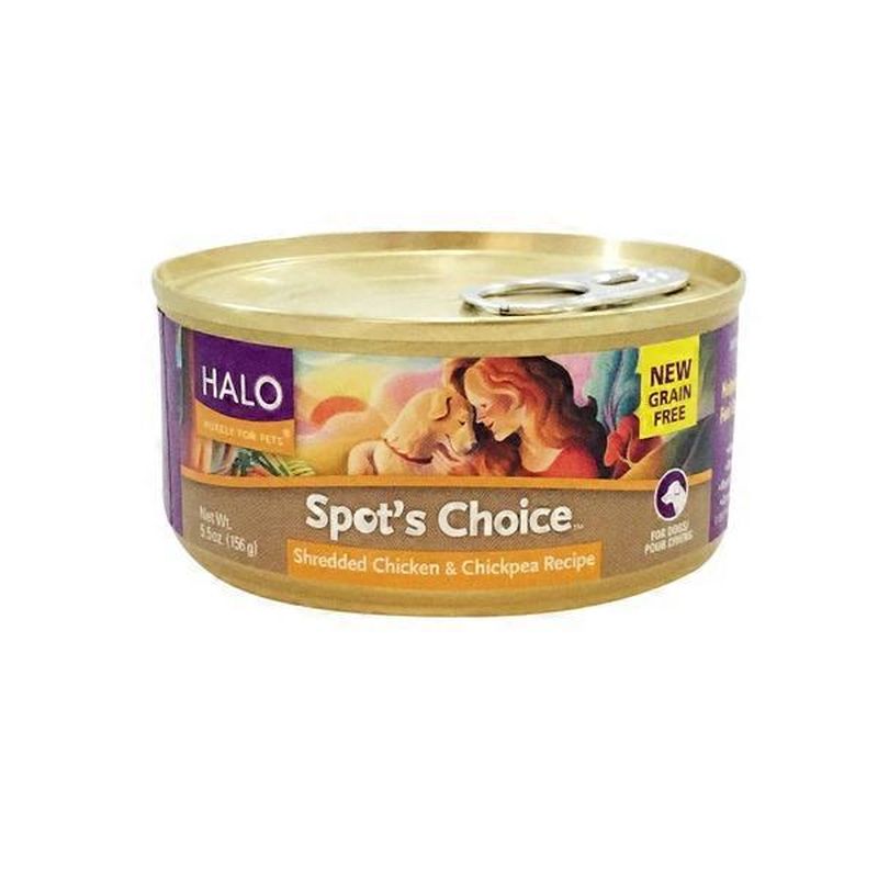 halo wet dog food