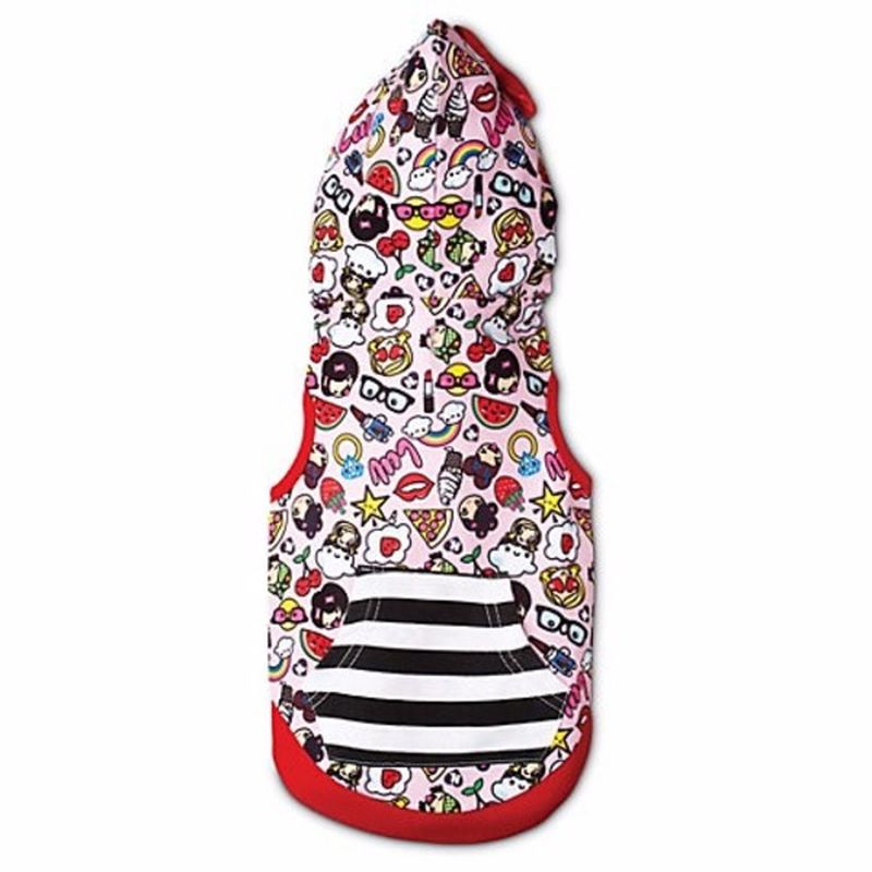 Harajuku Lovers Emoji Party Dog Hoodie Small
