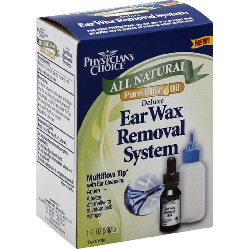 Physician's Choice Ear Wax Removal System, Deluxe, Pure Olive Oil (1