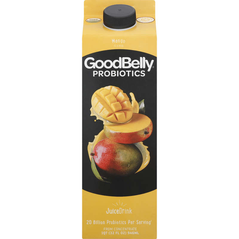 GoodBelly Juice Drink, Mango Flavor (32 fl oz) Delivery or Pickup Near
