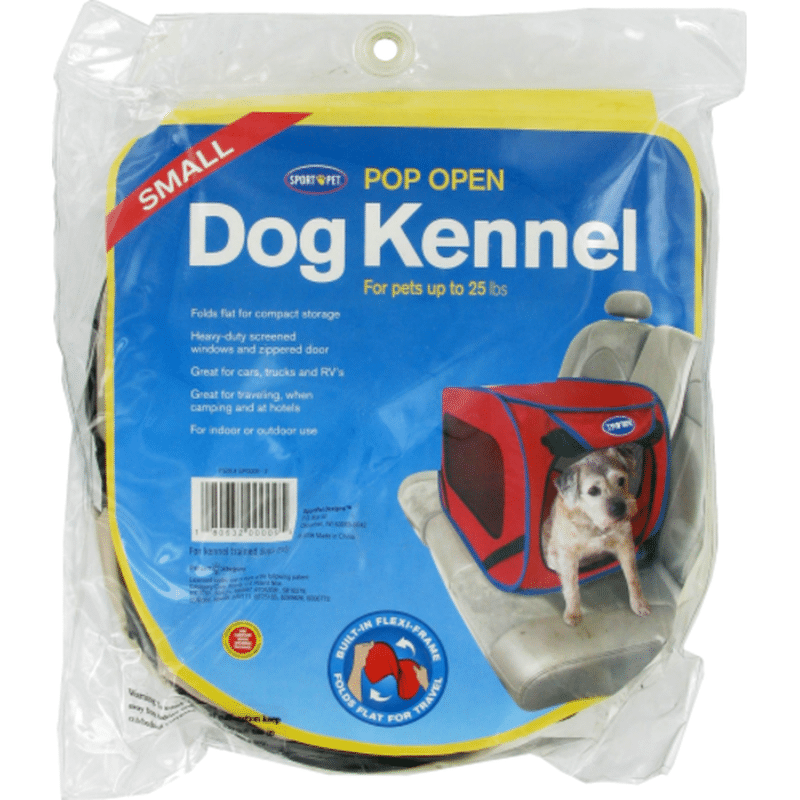 pop open dog kennel