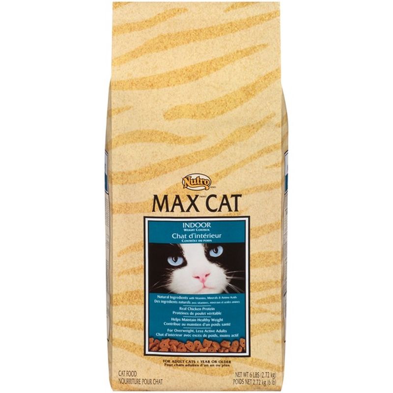 Nutro Max Cat Indoor Weight Control Cat Food (6 lb) Instacart
