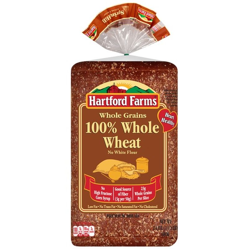 Hartford Farms Bread, 100% Wheat All Whole Grain (1.25 lb) - Instacart