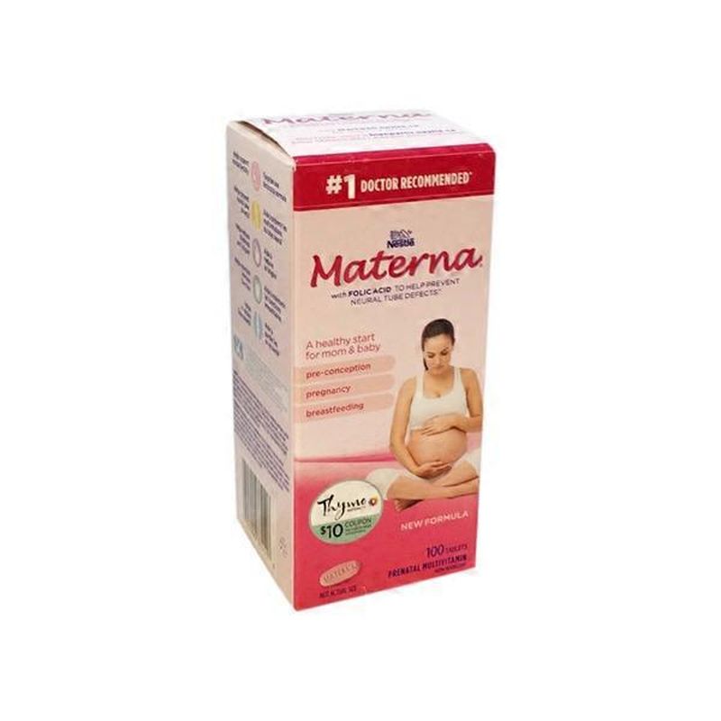 Nestle Materna Prenatal Postpartum Multivitamin Tablets (100 ct