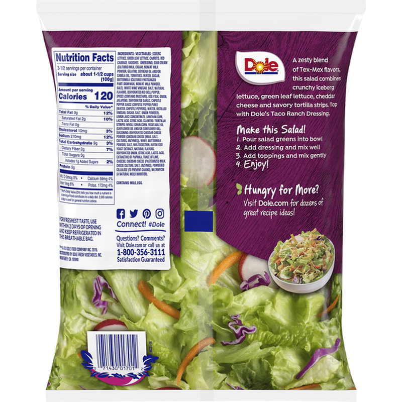Dole Premium Kit, Southwest Salad (10.5 oz bag) Instacart