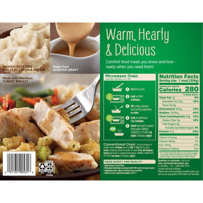 Marie Callender's Roasted Turkey Breast And Stuffing (11.85 oz) Instacart