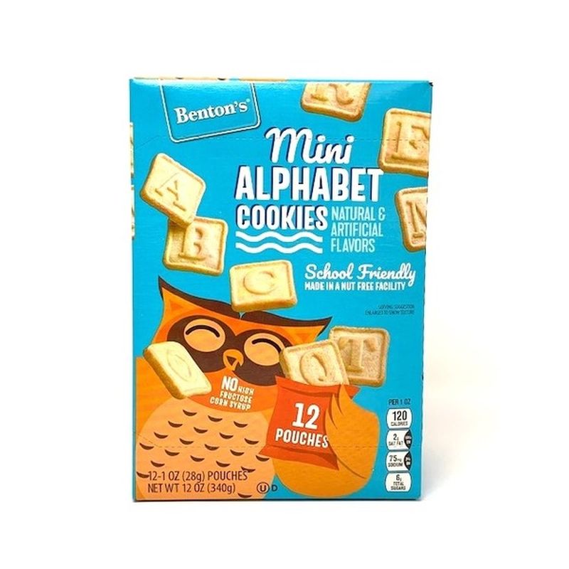 Benton's Mini Cookie Snack Packs (2 Boxes, Alphabet...