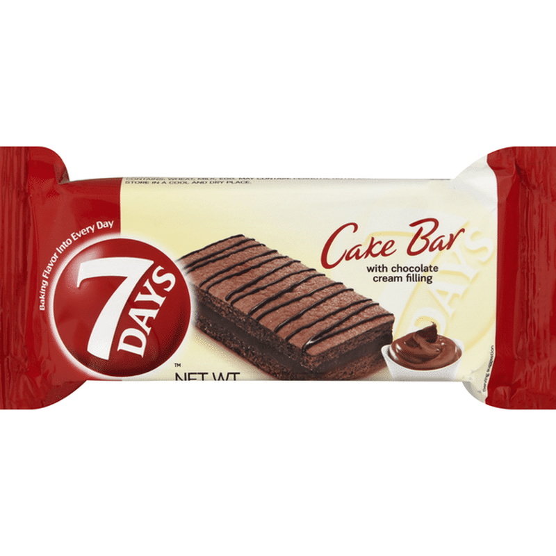 7Days Cake Bar with Chocolate Cream Filling (2.12 oz) Instacart