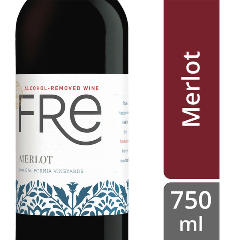 Fre Merlot Red Wine, AlcoholRemoved (750 ml) Instacart