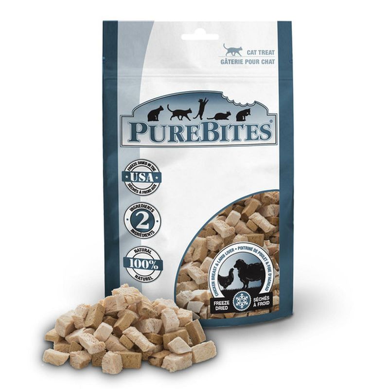 Pure Bites Freeze Dried Chicken & Lamb Cat Treats 0.98 Oz.