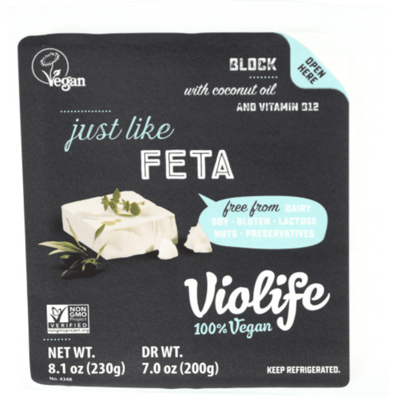 Violife Block 100 Vegan Feta (8.1 oz) Instacart