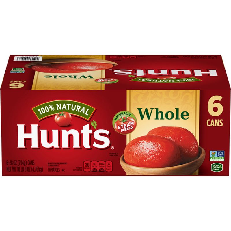 Hunt's Whole Peeled Tomatoes (28 oz) Instacart