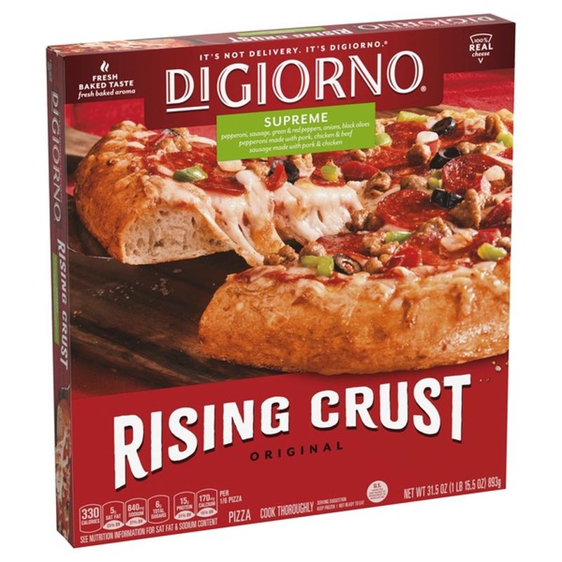 Digiorno Supreme Frozen Pizza With Rising Crust 315 Oz From H E B Instacart