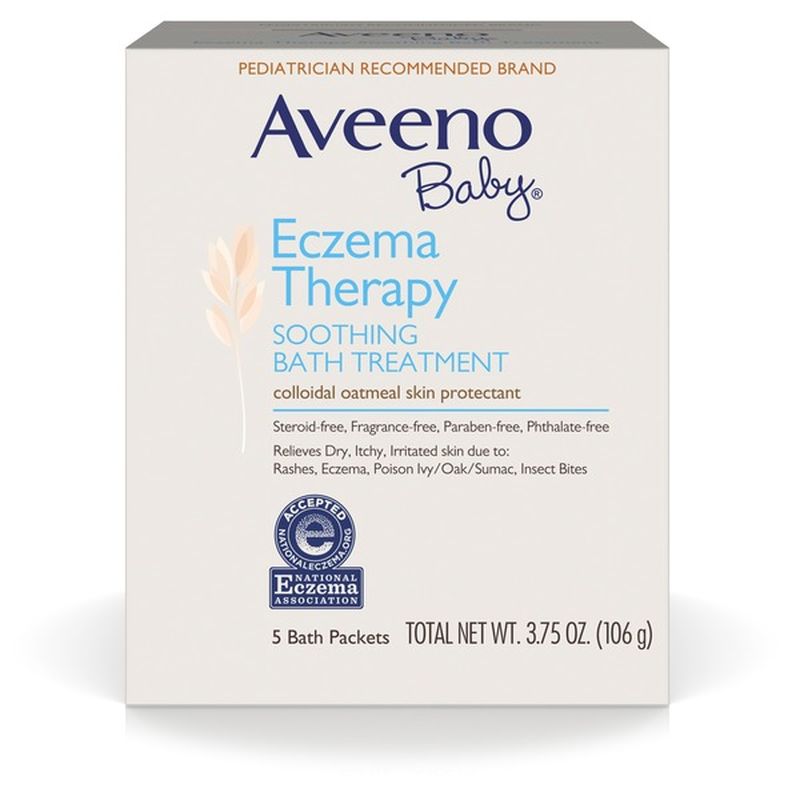 aveeno baby eczema oatmeal bath