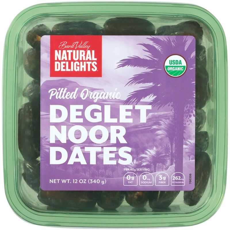 Bard Valley Natural Delights Pitted Organic Deglet Noor Dates (12 oz