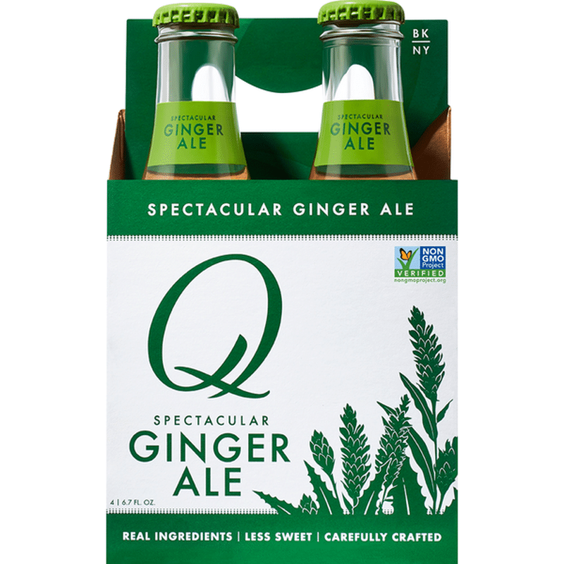 Q Ginger Ale, Spectacular, 4 Pack (7.5 fl oz) Instacart