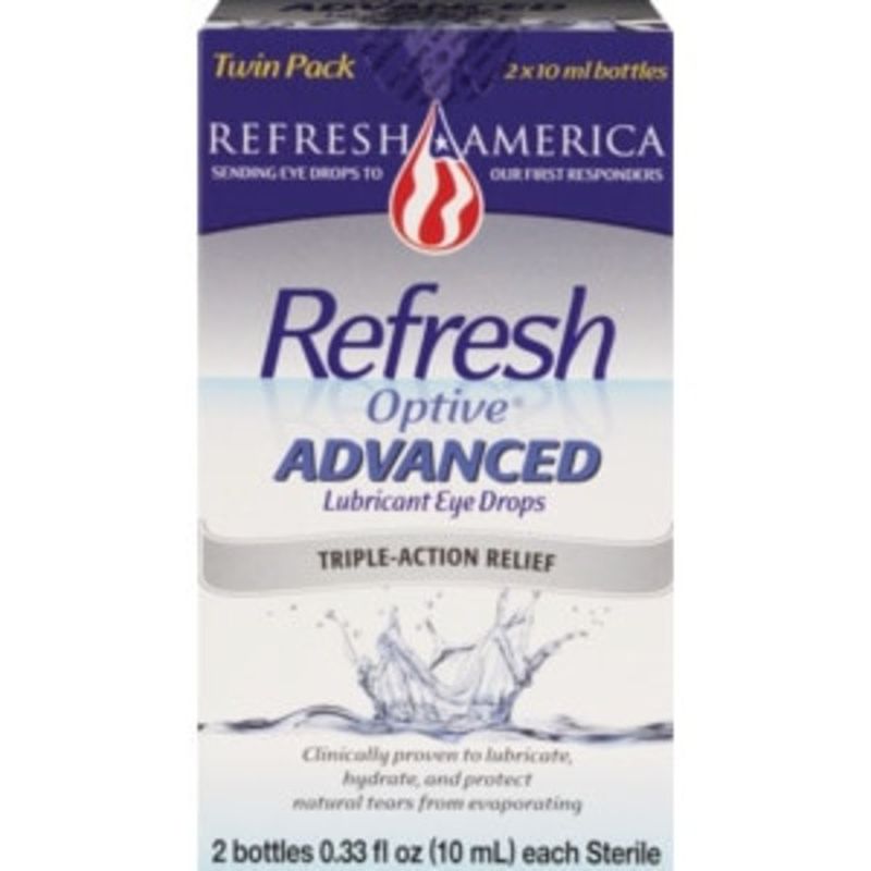 Refresh Optive Advanced Lubricant Eye Drops (0.33 fl oz) from CVS